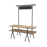 Rosseto Modulite™ 2-Level Tables System Kit Black Leg